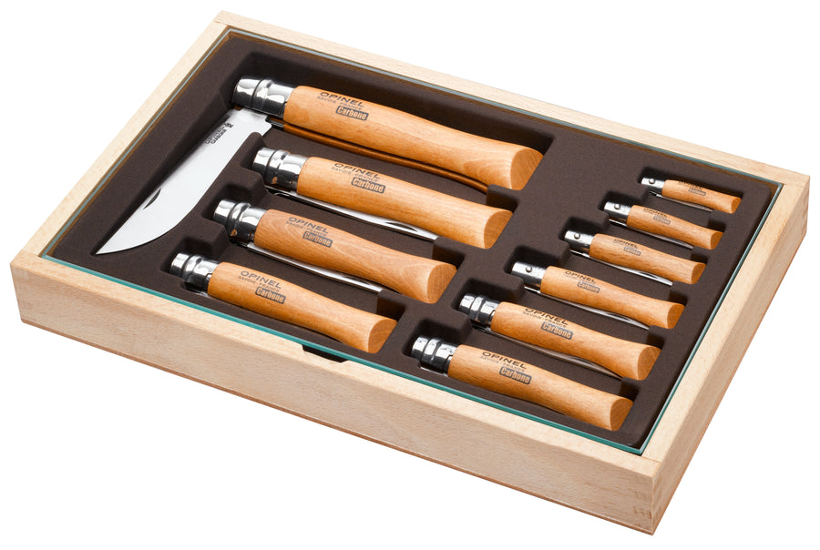 10PC Traditional Classic Carbon Steel Knives Collection