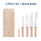 Parallèle 5 Piece Chef Knife Set with Block