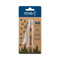 No°08 Oak Engraved Handle Folding Knife - Animalia (Blister Packaging)