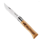 No.08 Oak Engraved Handle Folding Knife - Deer