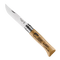 No.08 Oak Engraved Handle Folding Knife - Trout