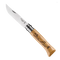 No.08 Oak Engraved Handle Folding Knife - Hare