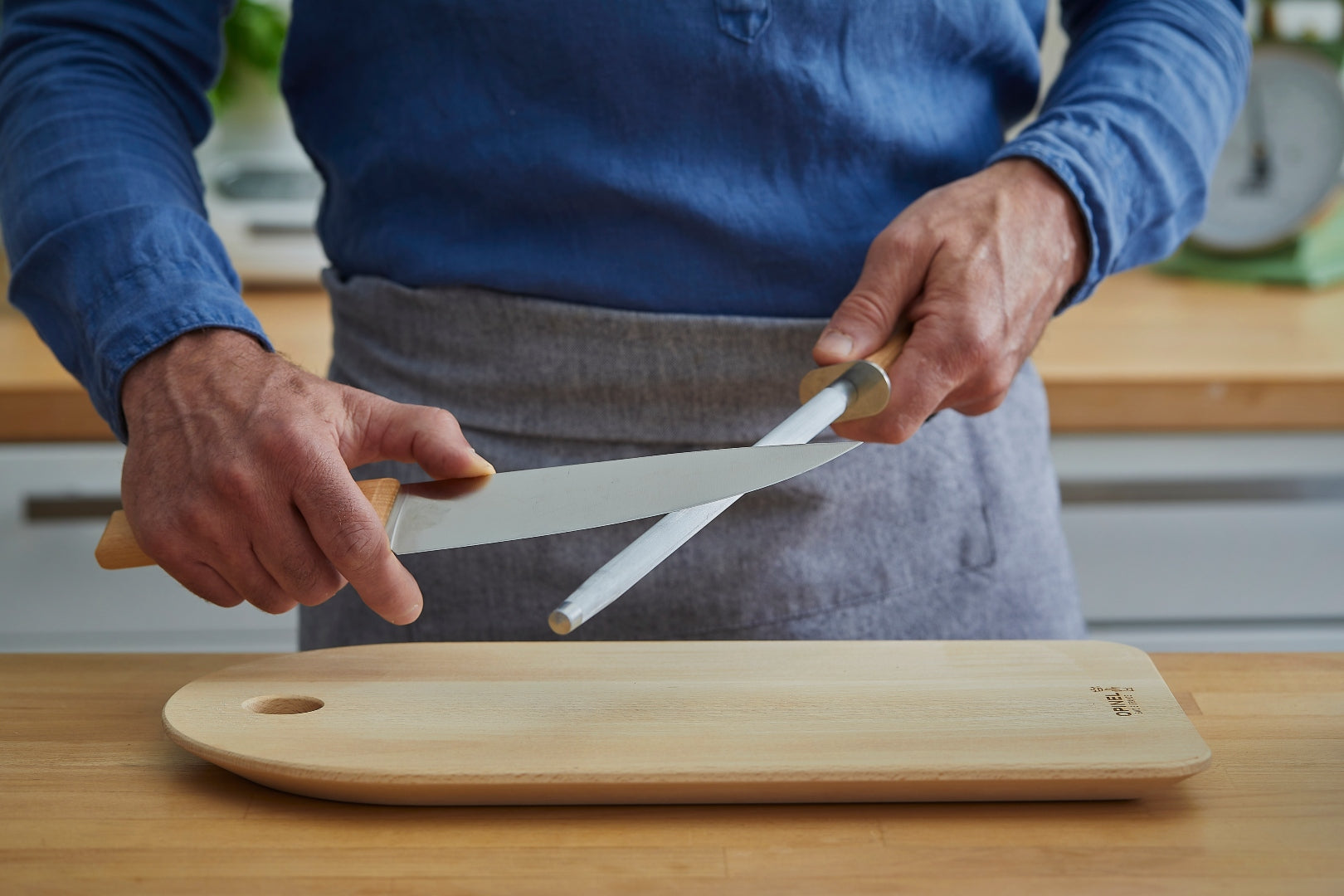 Opinel 10 Inch Diamond Steel Sharpening Rod | Sharpening Steel