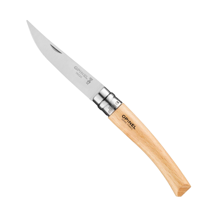 No.10 Effilé Stainless Steel Slim Folding Knife - Beech